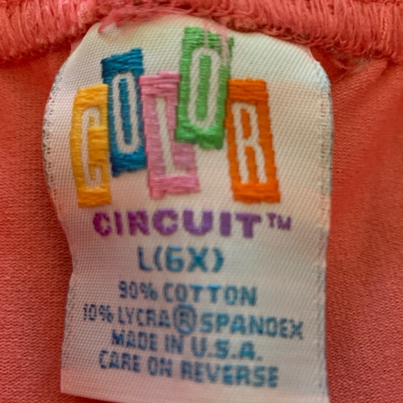 Set of 4 Girl’s - Pale Pink, Green, Lilac and Dark Pink Print Shorts - Size 6X - Picture 6 of 9